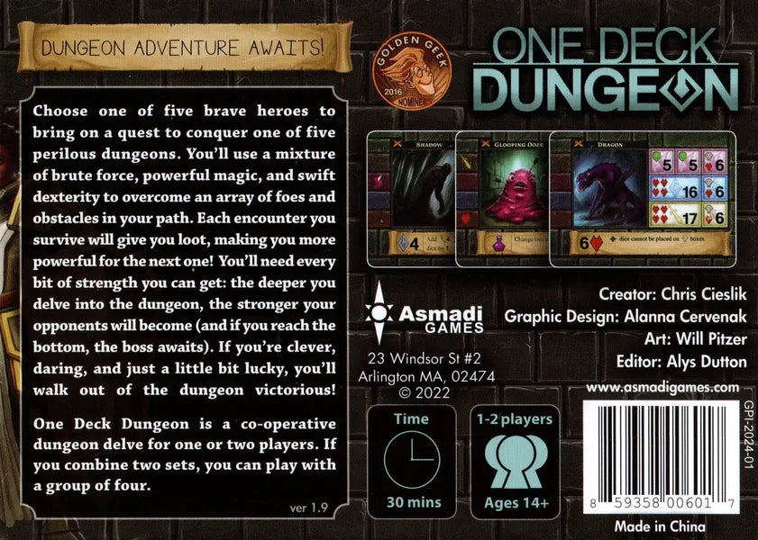 One Deck Dungeon