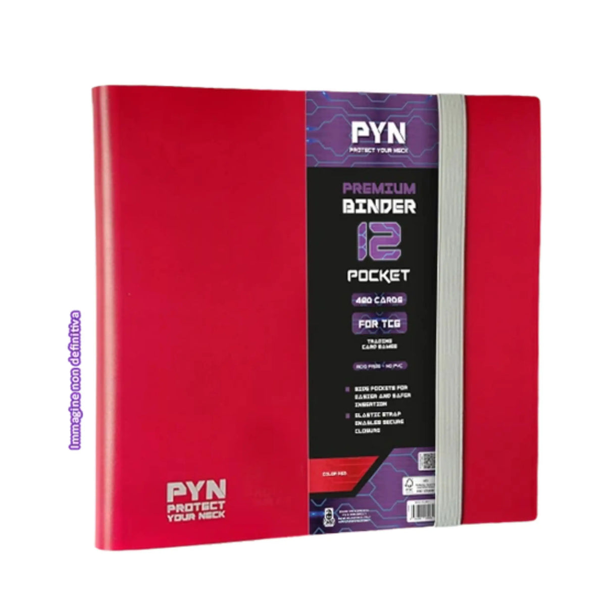PYN - Premium Binder 12 Pocket - ROSSO