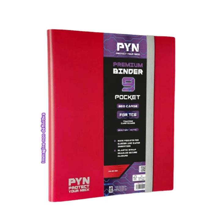 PYN - Premium Binder 9 Pocket - ROSSO
