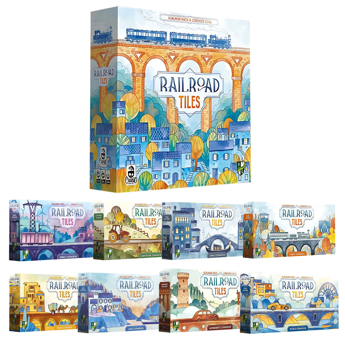 Railroad Tiles Bundle - Base Con 8 Espansioni