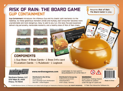 Risk of Rain - The Board Game – Gup Containment Expansion