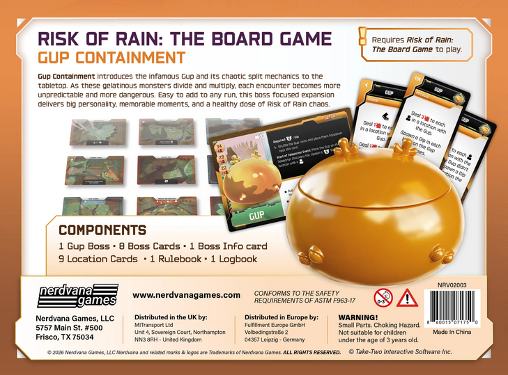 Risk of Rain - The Board Game – Gup Containment Expansion