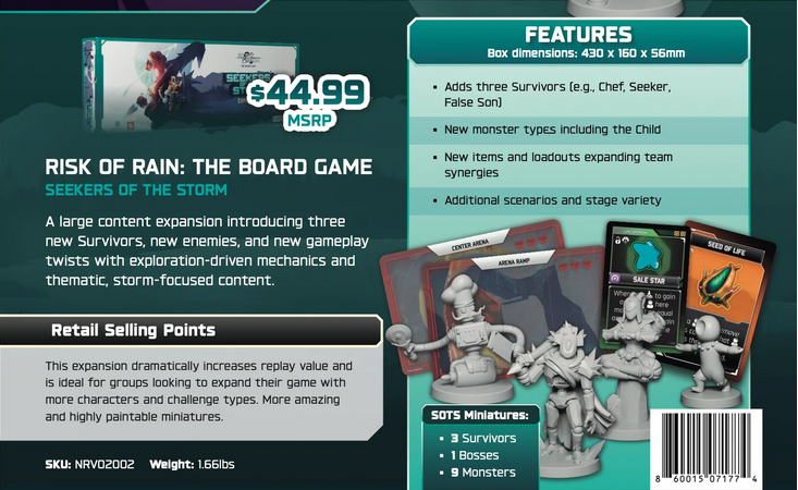 Risk of Rain - The Board Game – Seekers of the Storm Expansion