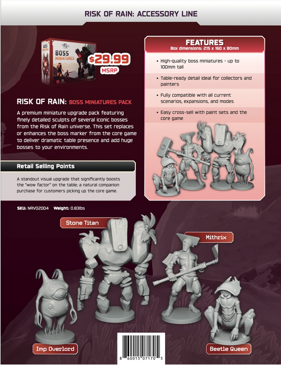 Risk of Rain Boss Miniatures