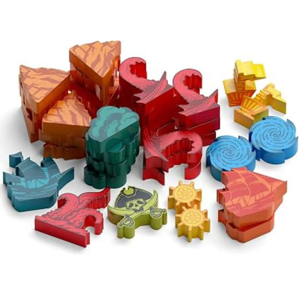 Sail Kraken & Island Meeples