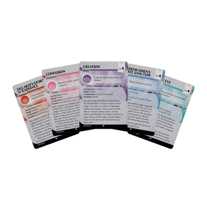Spell Reference Cards: Levels 4–5