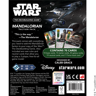 Star Wars The Deckbuilding Game – Mandaloriani - Espansione