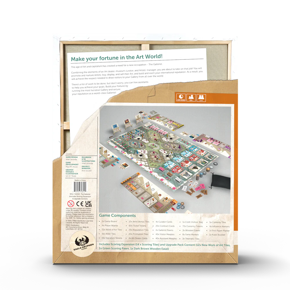 The Gallerist - Includes Upgrade Pack & Scoring Exp