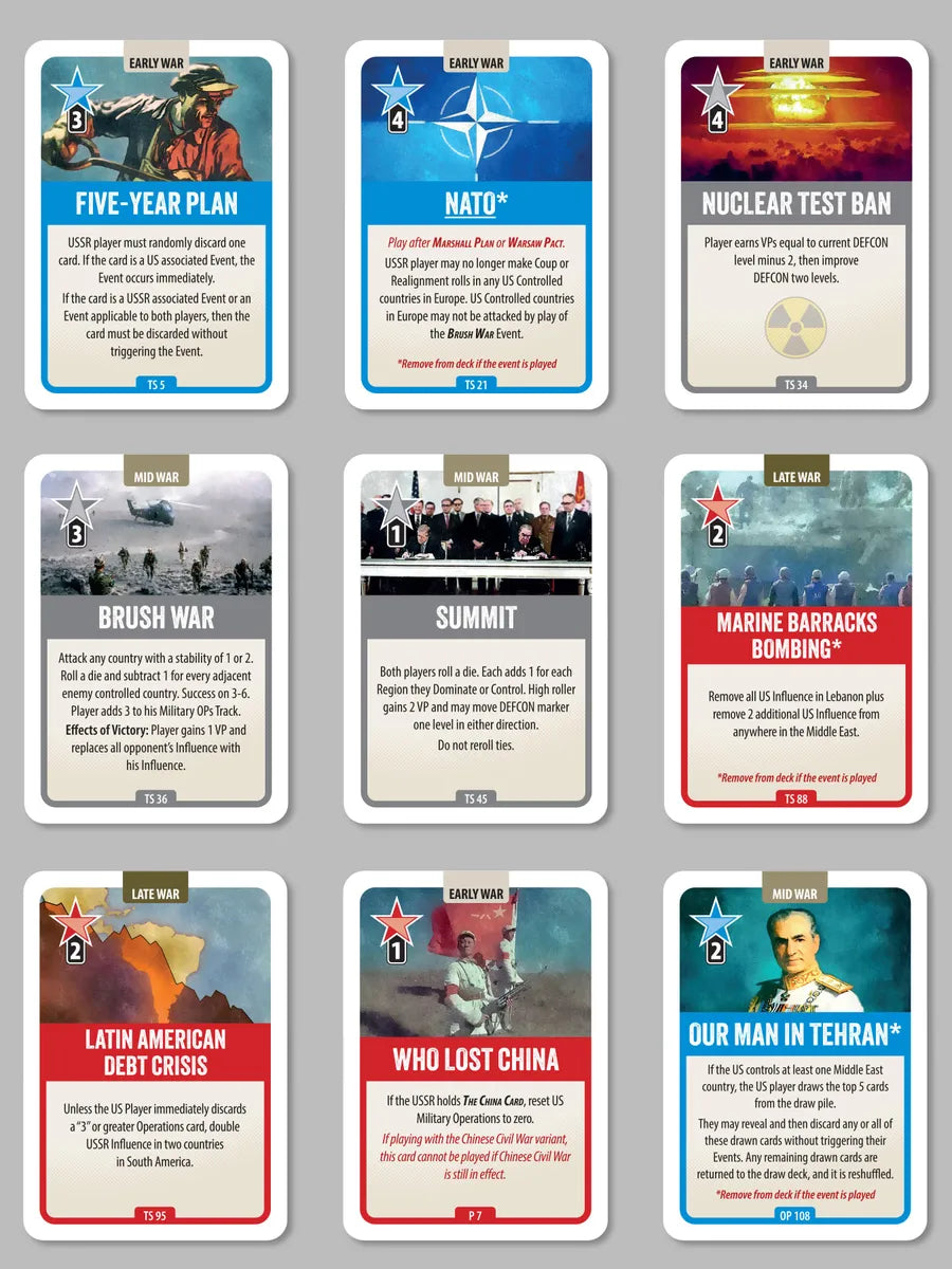 Twilight Struggle 20th Anniversary Hall of Fame Edition 