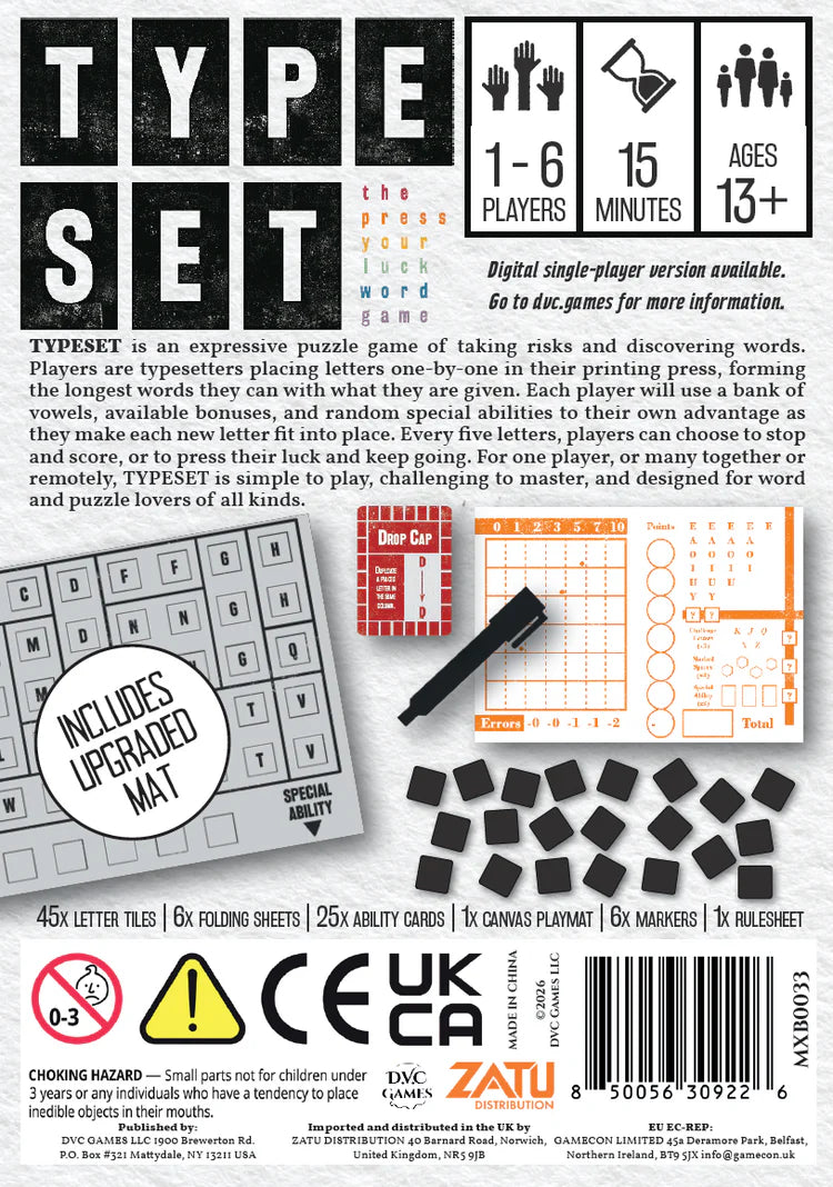 Typeset — Upgraded Edition