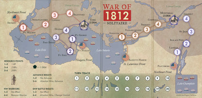 War of 1812 - Solitaire Travel Game 